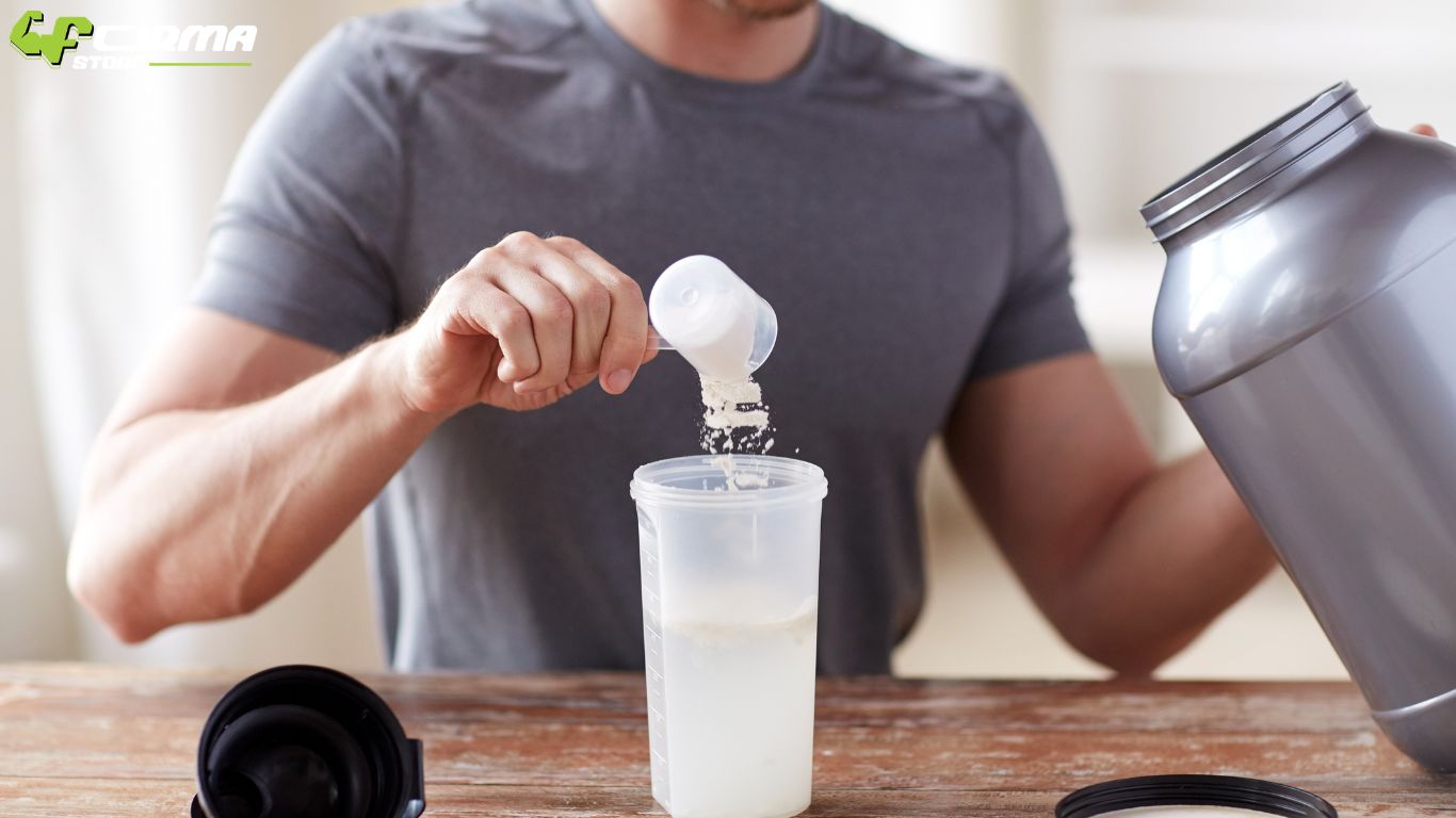 creatine monohydrate Egypt gym routine with shaker