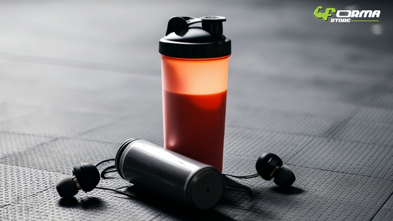 pre workout Egypt mixed in shaker bottle