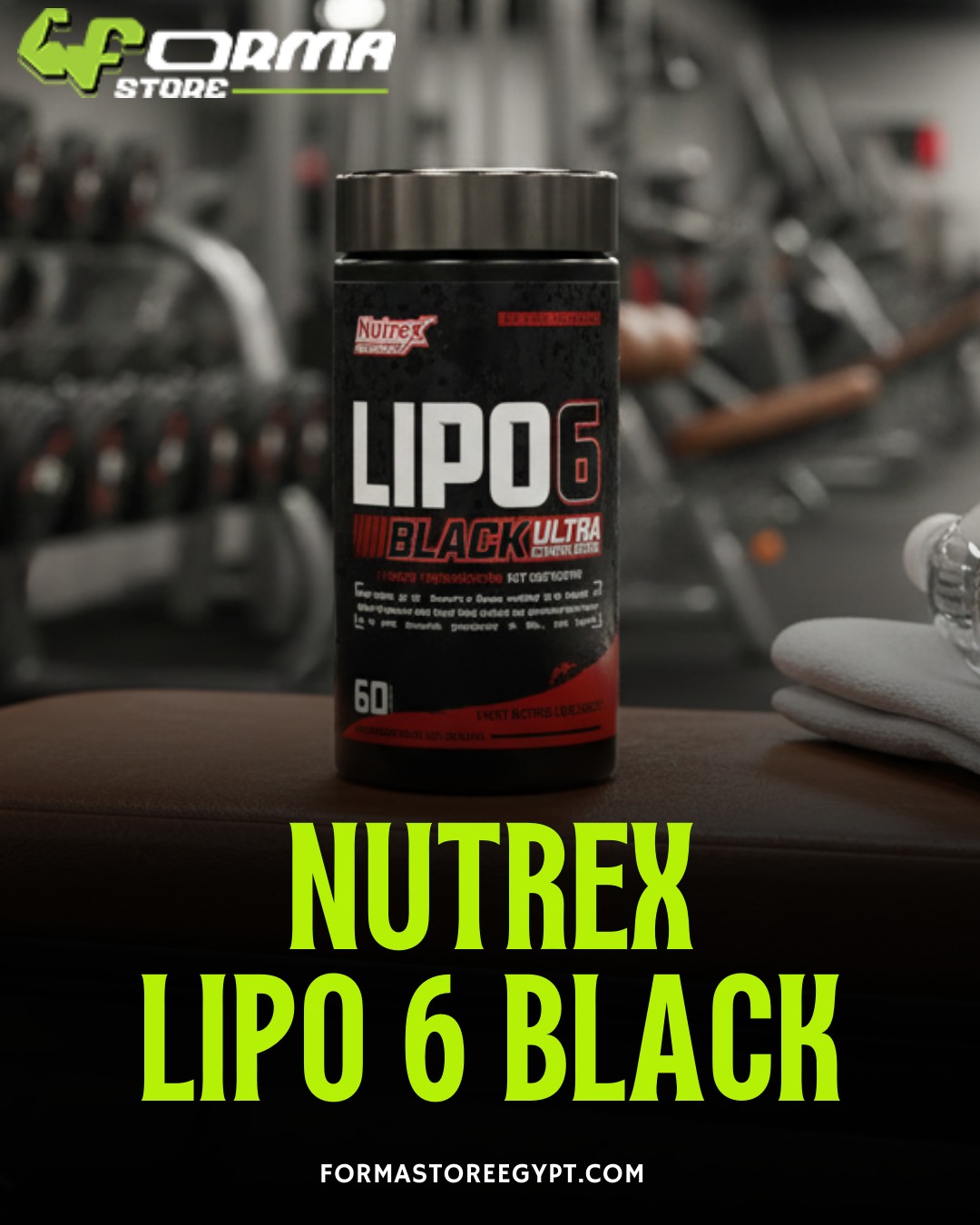 Nutrex Research, LIPO-6 Black, Ultra Concentrate, 60 Liqui-Caps - Forma Store Egypt