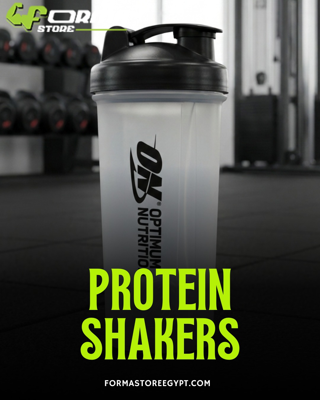 Muscle Zone 700ml Protein Powder Shaker hight Quality Materials - clear and black - Forma Store Egypt