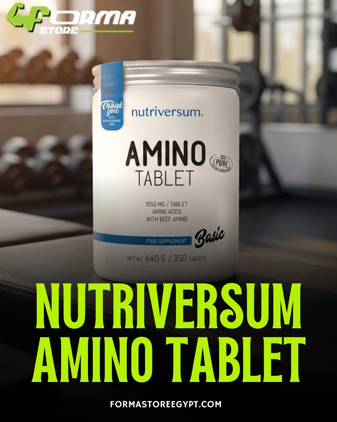 Nutriversum Amino Tablet - 350 Tablets - Forma Store Egypt
