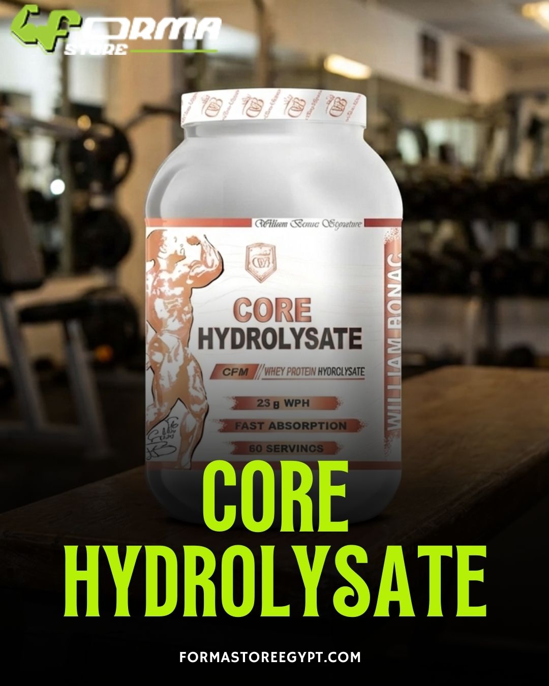 william bonac core hydrolysate 1800g - Forma Store Egypt