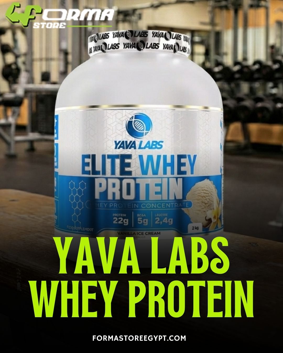 Yava Labs Pure Elite Whey Protein Concentrate (2kg | 66 Servings) - Forma Store Egypt