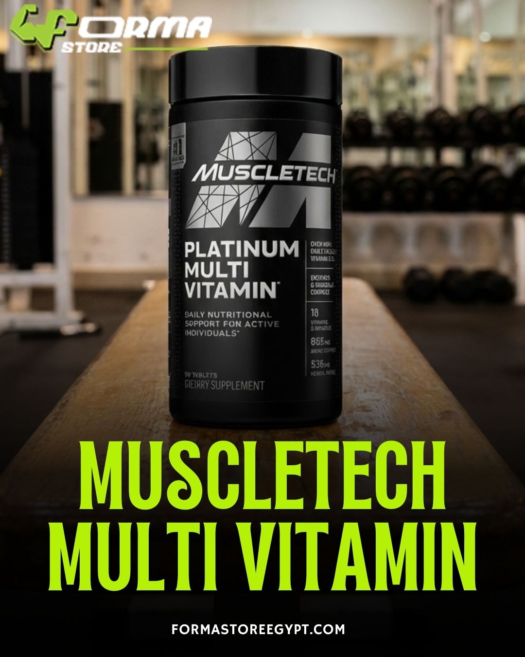 MuscleTech Platinum Multi Vitamin – 90 Tablets - Forma Store Egypt