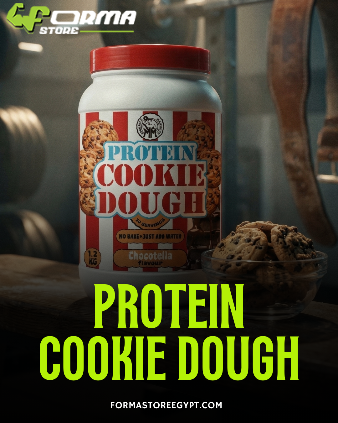 MM Protein Cookie Dough (DR. Mohammed Mahmoud) 1.2 kg - Forma Store Egypt