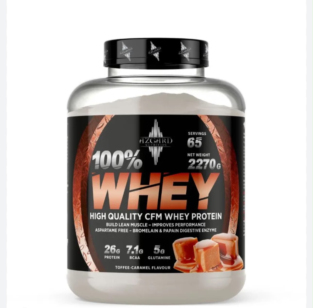 Azgard Whey Protein 2.270kg | 65 Servings - Forma Store Egypt